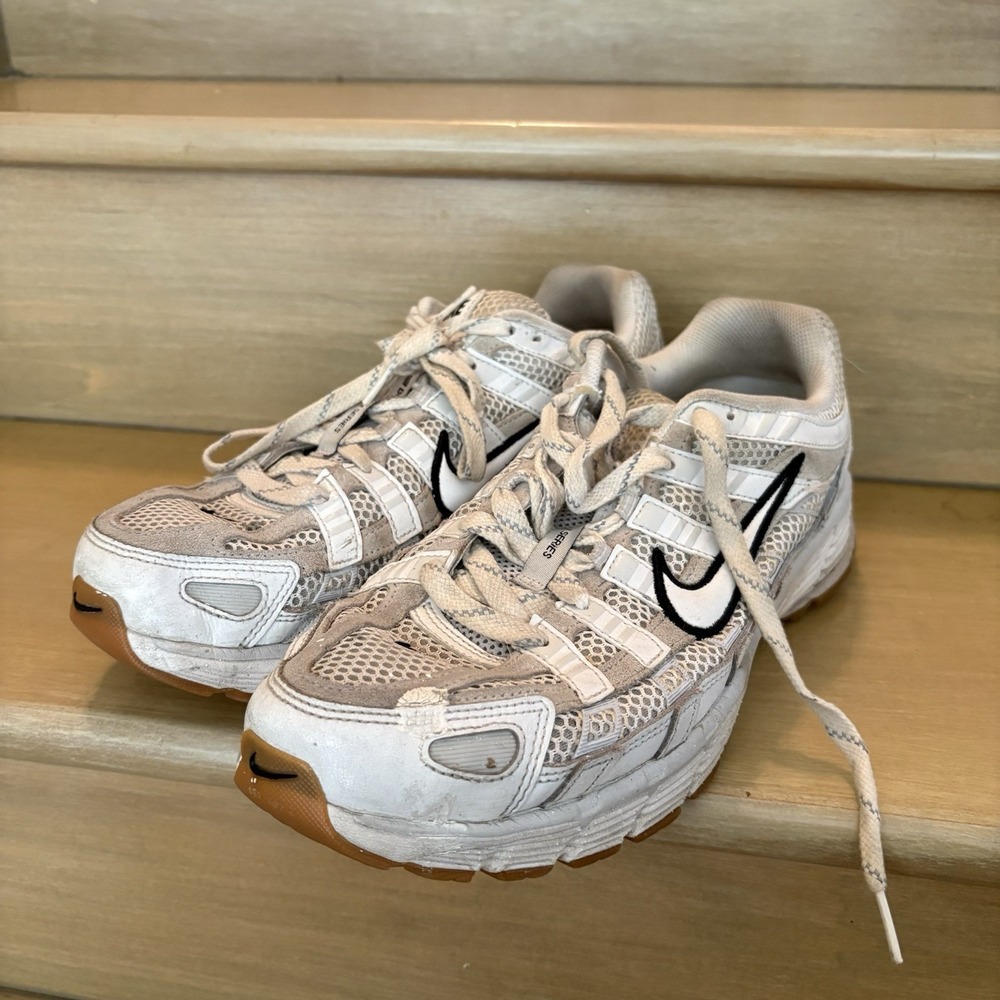 Nike P-6000 Summit White Light Bone Running Shoes Men's Size 12 HF4898-120